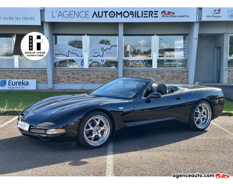 Achat voiture occasion, Auto occasion pas cher | Agence Auto Chevrolet Corvette CABRIOLET C5 5.7 L V8 350 ch  BVA Noir Année 2004 Automatique Essence