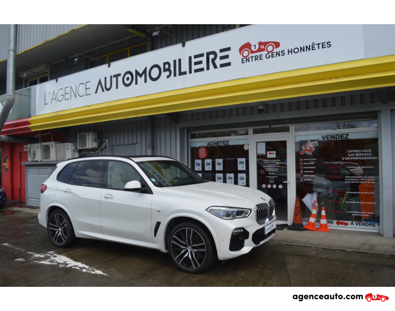 Achat voiture occasion, Auto occasion pas cher | Agence Auto Bmw X5 xDrive40i 340ch M Sport Blanc Année 2019 Automatique Essence