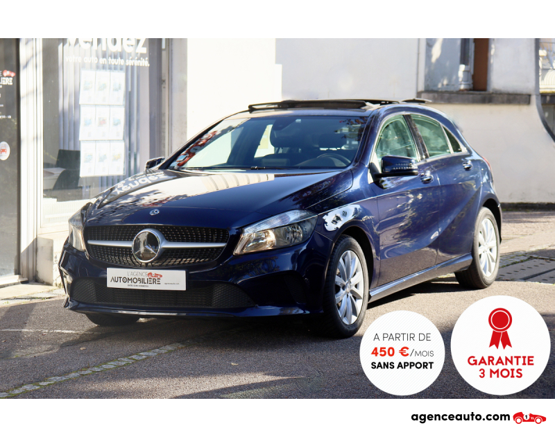 Compra de Carros Usados, Carros Usados Baratos | Auto Immo Mercedes Classe A Ph2 200d 136 Intuition 7G-DCT (Toit Ouvrant,CarPlay,Harman Kardon..) Bleu Ano 2017 Automatique Diesel