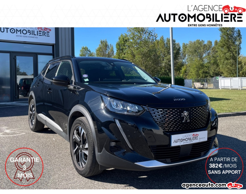 Gebrauchtwagenkauf, Günstige Gebrauchtwagen | Automobilienagentur Peugeot 2008 1.2 130CH ROADTRIP EAT8 Noir Jahr 2021 Automatique Essence