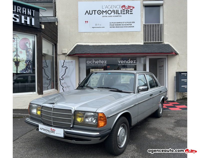 Achat voiture occasion, Auto occasion pas cher | Agence Auto Mercedes 230 E 2.3 INJECTION 136CH W123 Gris Année 1985 Manuelle Essence