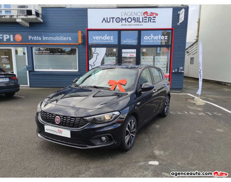 Achat voiture occasion, Auto occasion pas cher | Agence Auto Fiat Tipo 1.4 Essence 95ch BVM6 LOUNGE (Distri faite) Noir Année 2019 Manuelle Essence