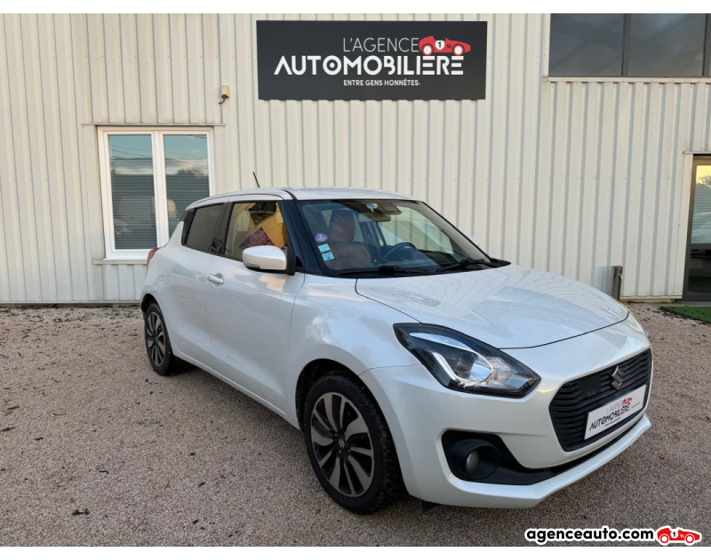Aankoop Gebruikte Auto, Goedkope Gebruikte Auto | Agence Auto Suzuki Swift V 1.0 Boosterjet 12V 111 cv Boîte auto Blanc Jaar 2017 Automatique Essence