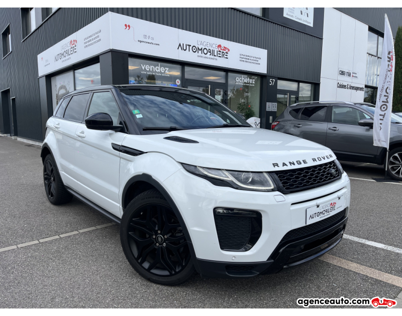 Achat voiture occasion, Auto occasion pas cher | Agence Auto Land Rover Range Rover Evoque 2.0 TD4 180 HSE DYNAMIC 4X4 TOIT PANO MERIDIAN Blanc Année 2017 Automatique Diesel