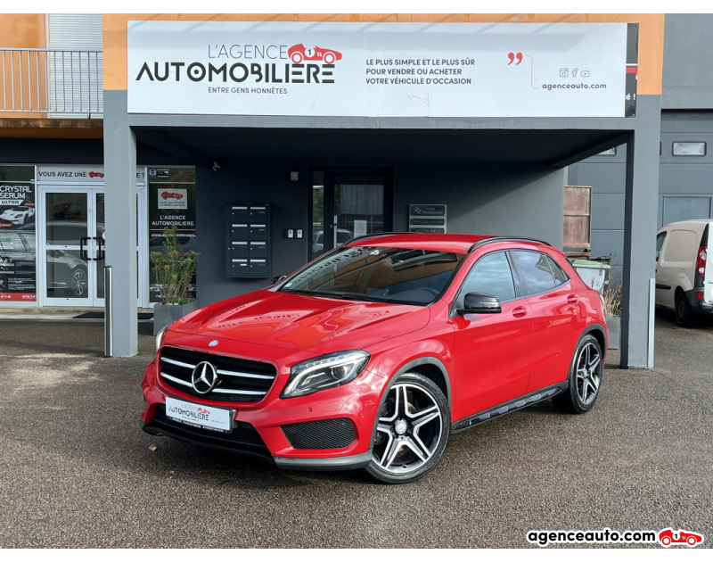 Aankoop Gebruikte Auto, Goedkope Gebruikte Auto | Agence Auto Mercedes Classe GLA 250 2.0i 211cv Fascination - Éthanol/Radar AV-AR/Sièges alcantara-chauffants/Régulateur Rouge Jaar 2014 Automatique Essence