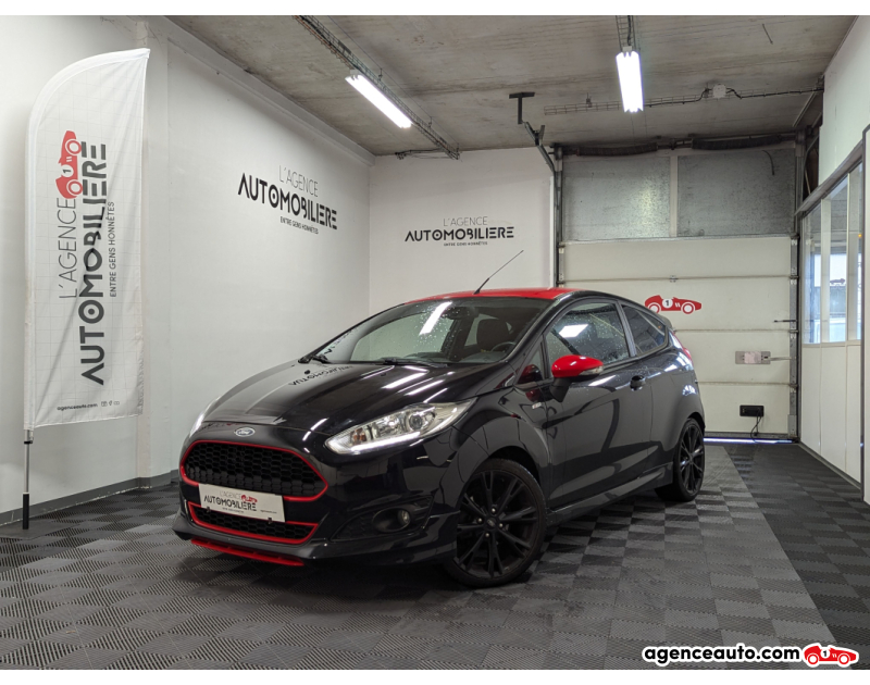 Gebrauchtwagenkauf, Günstige Gebrauchtwagen | Automobilienagentur Ford Fiesta V (2) 1.0 ECOBOOST 140 S&amp;S ST LINE BLACK EDITION 3P Noir Jahr 2016 Manuelle Essence
