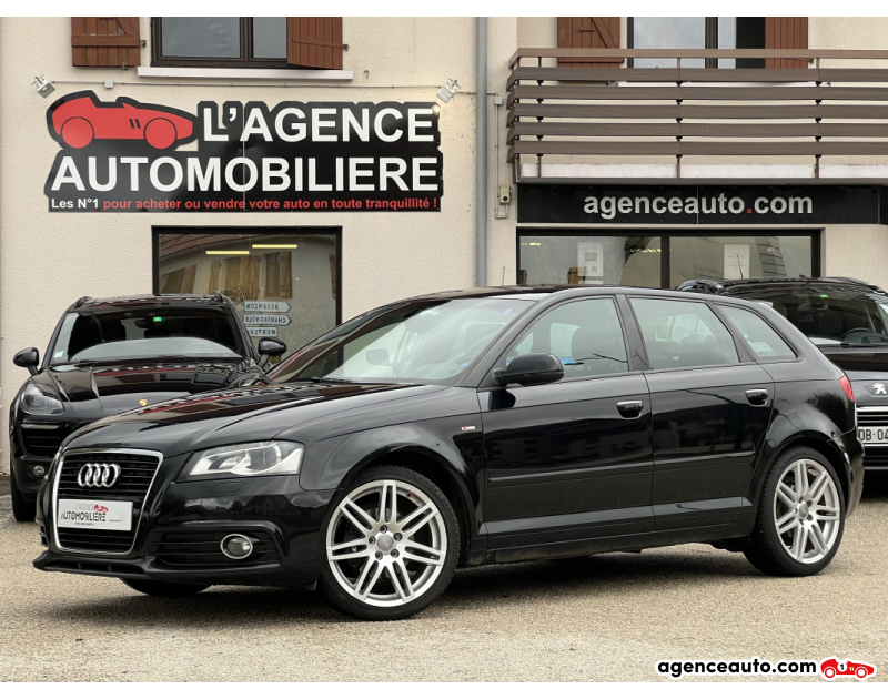 Achat voiture occasion, Auto occasion pas cher | Agence Auto Audi A3 SPORTBACK 1.6 tdi 105 S-Line BVM Noir Année 2012 Manuelle Diesel