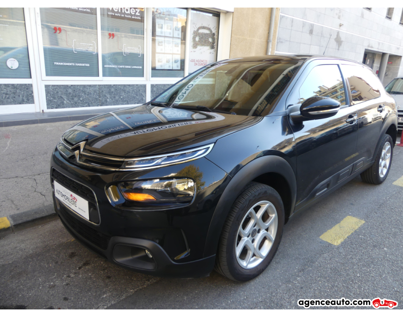 Achat voiture occasion, Auto occasion pas cher | Agence Auto Citroen C4 Cactus (2) 1.2 PURETECH 110 S&S FEEL Noir Année 2019 Manuelle Essence
