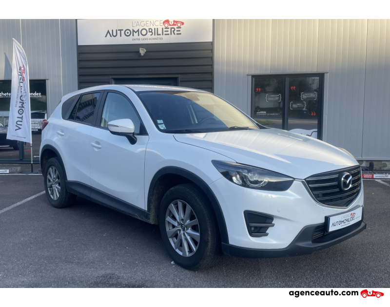 Compra de Coches Usados, Coches Usados Baratos %'|'% Agence Auto Mazda CX-5 SKYACTIV-D AWD BVA Blanc Año 2015 Automatique Diesel