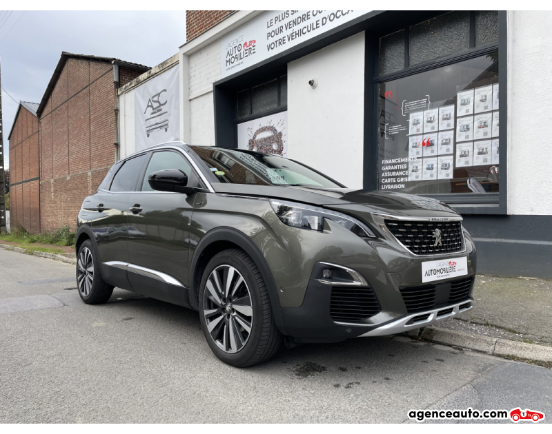 Achat voiture occasion, Auto occasion pas cher | Agence Auto Peugeot 3008 II 2.0 BLUEHDI 180 S&S GT LINE EAT8 GARANTIE 12 MOIS Gris Année 2019 Automatique Diesel