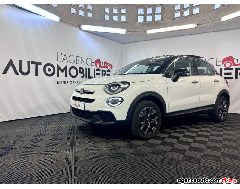 Achat voiture occasion, Auto occasion pas cher | Agence Auto Fiat 500X (2) 1.3 FIREFLY T T4 150 120TH DCT (Toit ouvrant) Blanc Année 2019 Automatique Essence