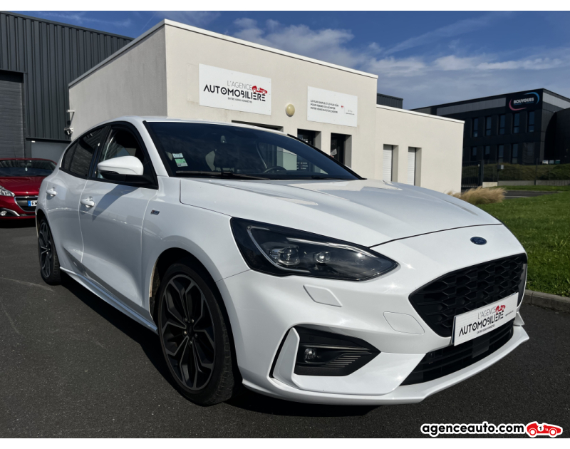Compra de Coches Usados, Coches Usados Baratos %'|'% Agence Auto Ford Focus 1.5L 150CH ST-LINE BVA / GARANTIE 12 MOIS Blanc Año 2019 Automatique Essence