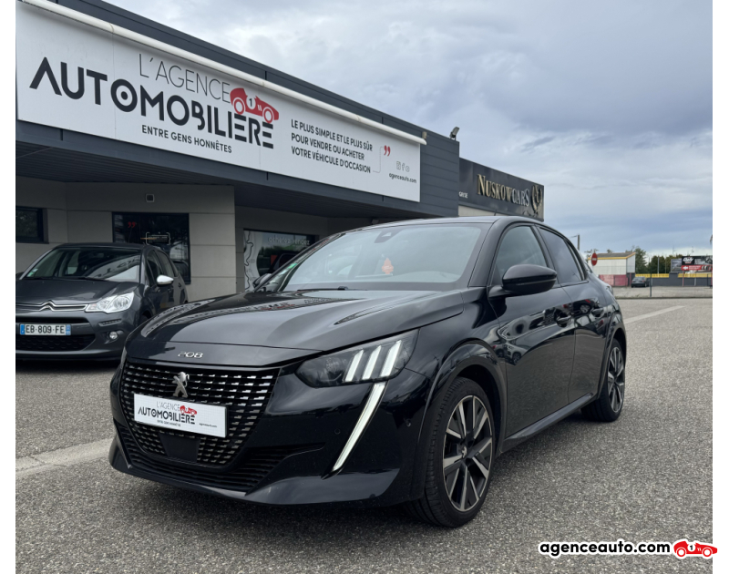 Compra de Carros Usados, Carros Usados Baratos | Auto Immo Peugeot 208 1.2 PureTech 130ch S&S GT Line EAT8 Noir Ano 2019 Automatique Essence