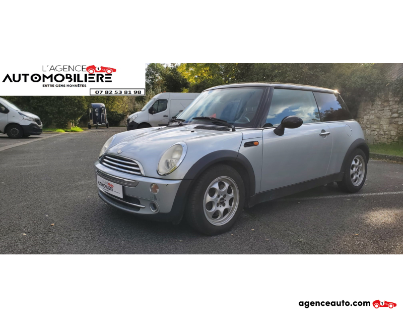 Aankoop Gebruikte Auto, Goedkope Gebruikte Auto | Agence Auto Mini Cooper 1.6i 15V 115cv Gris Jaar 2005 Manuelle Essence
