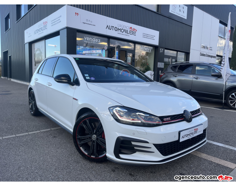 Aankoop Gebruikte Auto, Goedkope Gebruikte Auto | Agence Auto Volkswagen Golf 7 GTI PERFORMANCE PHASE 2 2.0 TFSi DSG7 245CV BOITE AUTO Blanc Jaar 2019 Automatique Essence