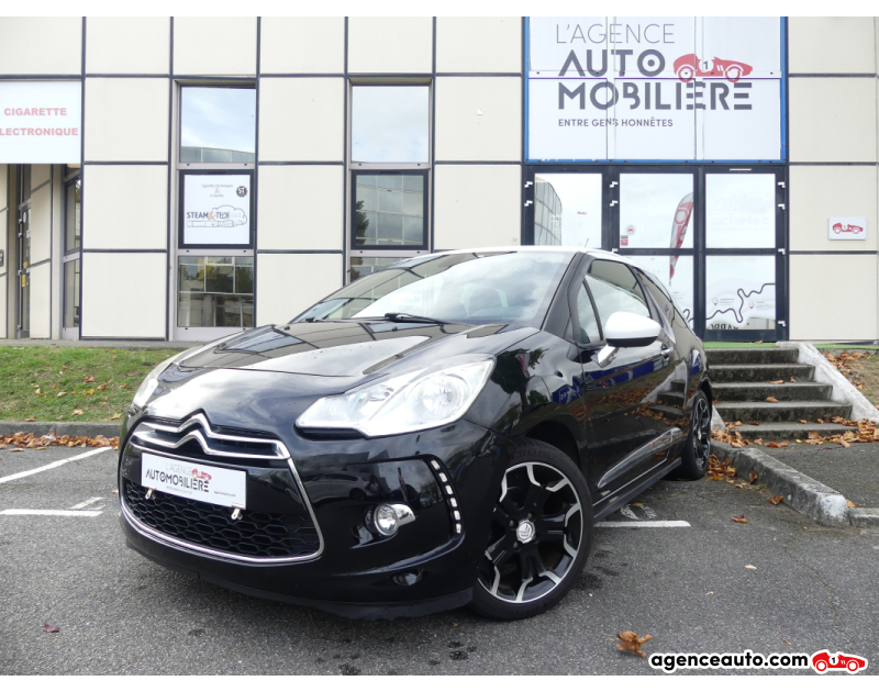 Achat voiture occasion, Auto occasion pas cher | Agence Auto Citroen DS3 1.6 VTI 120 SO CHIC Noir Année 2013 Manuelle Essence