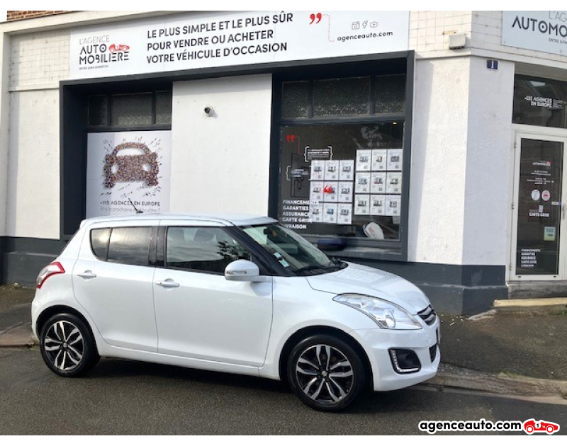 Achat voiture occasion, Auto occasion pas cher | Agence Auto Suzuki Swift IV AZG 5 portes 1.2 VVT 16V 94 cv BIBA Garantie 12 mois Blanc Année 2015 Manuelle Essence