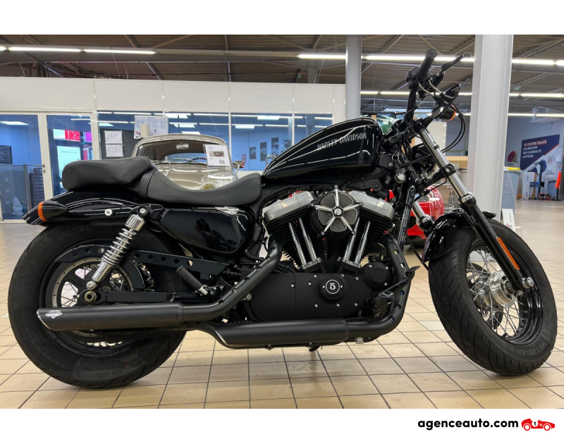 Achat voiture occasion, Auto occasion pas cher | Agence Auto Harley Davidson Sportster XL48 FORTY EIGHT NOIR Noir Année 2012 Manuelle Essence