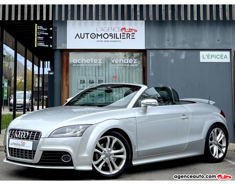 Compra de Coches Usados, Coches Usados Baratos %'|'% Agence Auto Audi TT Roadster 2.0 TFSi 200ch / Kit TTS - GPS - Bose - Cuir étendu - Entretien Audi Argent Año 2007 Manuelle Essence
