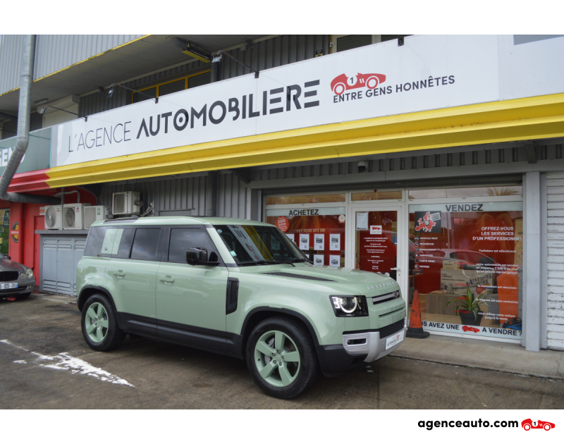Achat voiture occasion, Auto occasion pas cher | Agence Auto Land Rover Defender 110 2.0 P400e X-Dynamic 75th Limited Edition Vert Année 2023 Automatique Hybride