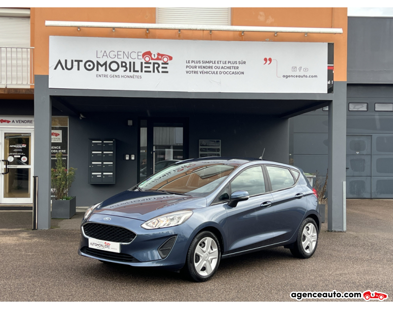 Compra de Coches Usados, Coches Usados Baratos %'|'% Agence Auto Ford Fiesta 1.1 75 cv Cool & Connect 5p CarPlay - Clim - Régulateur - Entretiens Concession Bleu Año 2020 Manuelle Essence