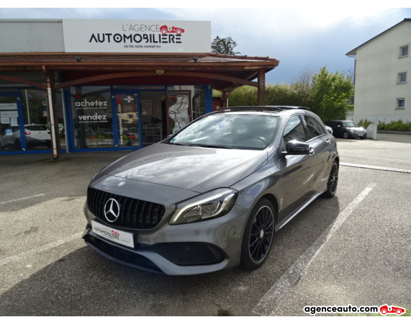 Achat voiture occasion, Auto occasion pas cher | Agence Auto Mercedes Classe A 1.6 180 120 CH FASCINATION PACK AMG Gris Année 2017 Manuelle Essence