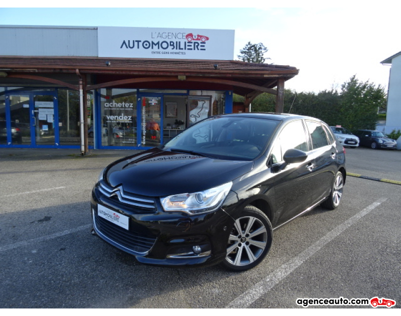 Achat voiture occasion, Auto occasion pas cher | Agence Auto Citroen C4 1.6 BLUEHDI 120 SHINE START-STOP Noir Année 2017 Manuelle Diesel