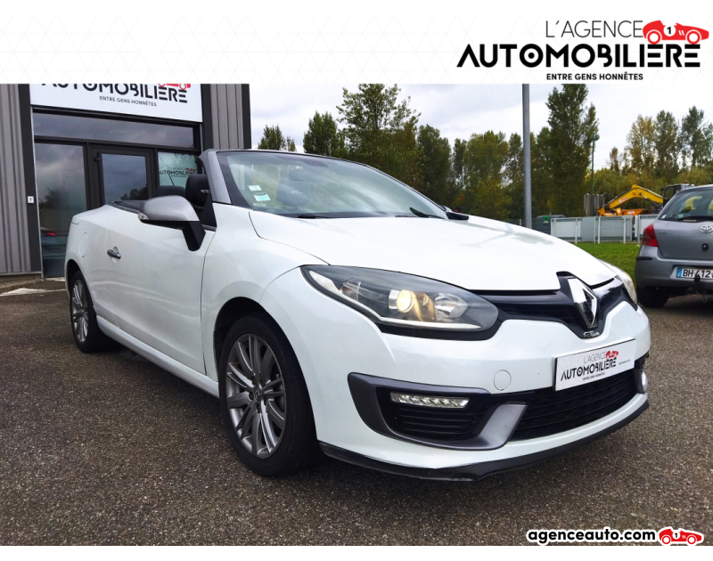 Achat voiture occasion, Auto occasion pas cher | Agence Auto Renault Megane CC 1.6 dCi FAP eco2 130 cv GT-Line BVM6 Blanc Année 2014 Manuelle Diesel