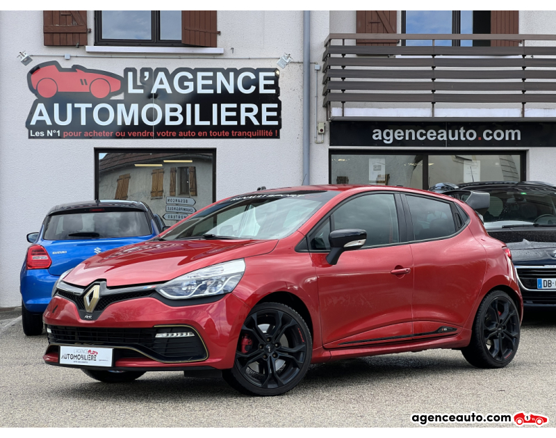 Compra de Coches Usados, Coches Usados Baratos %'|'% Agence Auto Renault Clio RS 1.6 Turbo 200ch CUP EDC Rouge Año 2014 Automatique Essence