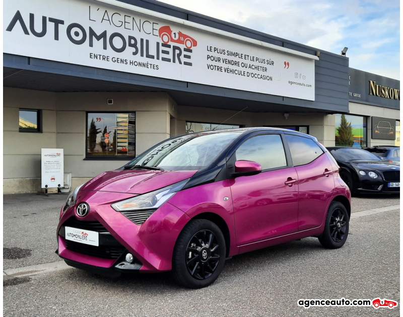 Gebrauchtwagenkauf, Günstige Gebrauchtwagen | Automobilienagentur Toyota Aygo II (2) 1.0 VVT-I X-CITE 5P 72CH Violet Jahr 2019 Manuelle Essence