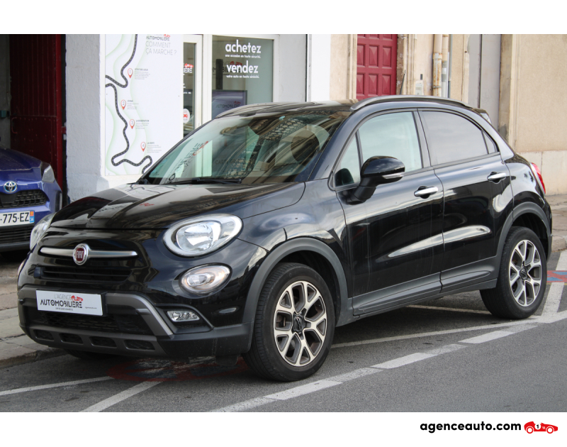 Aankoop Gebruikte Auto, Goedkope Gebruikte Auto | Agence Auto Fiat 500X CROSS 1.6 MJT 120 4X2 ( Distribution changée, Radar Arr, GPS ... ) Noir Jaar 2016 Manuelle Diesel