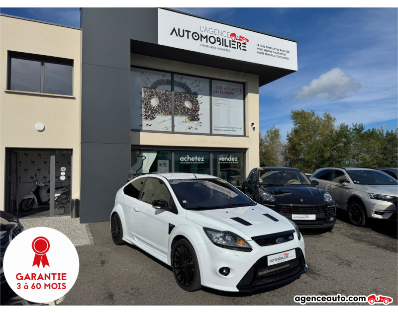 Gebrauchtwagenkauf, Günstige Gebrauchtwagen | Automobilienagentur Ford Focus RS MK2 2.5 T 305 CV BVM6 Blanc Jahr 2010 Manuelle Essence