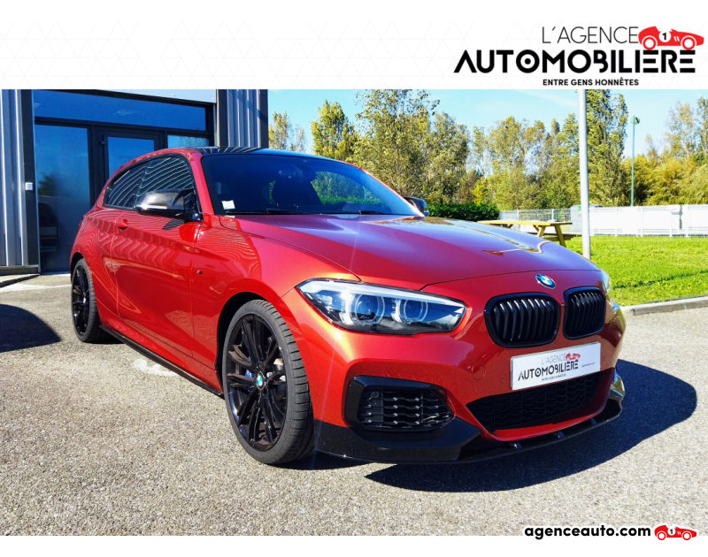 Achat voiture occasion, Auto occasion pas cher | Agence Auto Bmw Série 1 M140i 3.0 i 24V 340 CV BVA8 3 PORTES Orange Année 2017 Automatique Essence