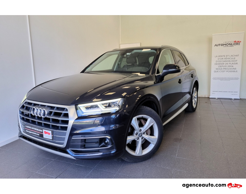 Achat voiture occasion, Auto occasion pas cher | Agence Auto Audi Q5 2.0 TFSi 16V GPF AVUS Quattro S-Tronic7 252 cv BA Bleu Année 2018 Automatique Essence