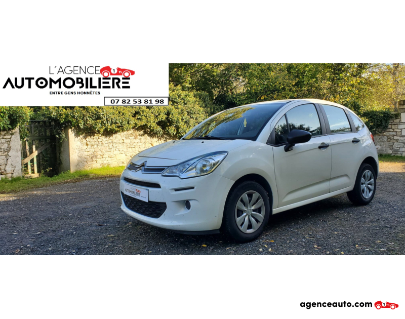 Achat voiture occasion, Auto occasion pas cher | Agence Auto Citroen C3 1.6 Bluehdi 75 Confort Blanc Année 2017 Manuelle Diesel