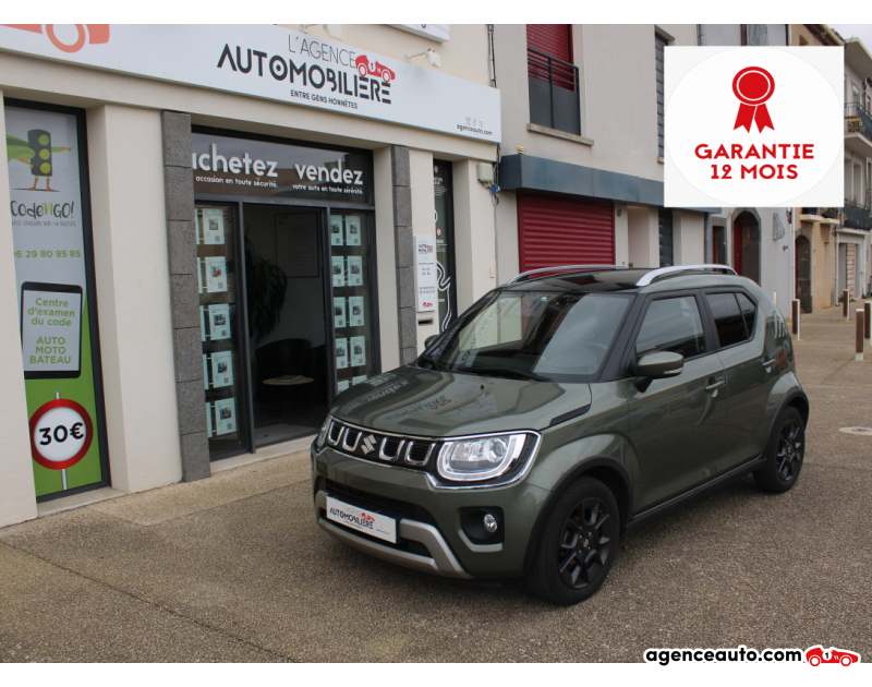 Acquisto Auto Usate, Auto Usate Economiche | Agenzia Automobiliare Suzuki Ignis 1.2 DUAL JET 83CH HYBRID PACK CVT (GPS, Carplay, Caméra de Recul) Vert Anno 2022 Automatique Essence