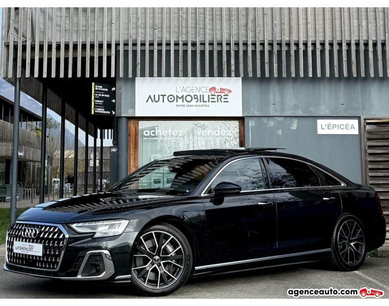 Achat voiture occasion, Auto occasion pas cher | Agence Auto Audi A8 Limousine 60 TFSi-e 449ch Quattro Avus Extended Noir Année 2023 Automatique Hybride