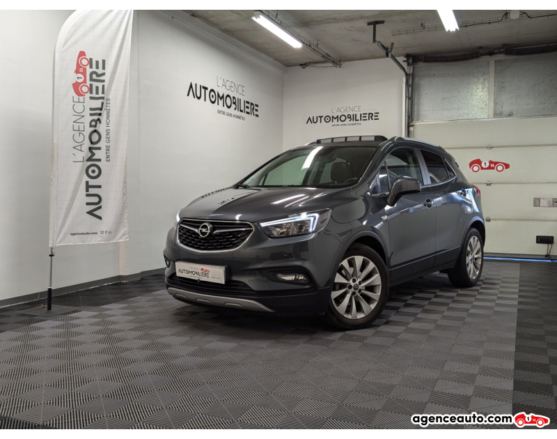 Achat voiture occasion, Auto occasion pas cher | Agence Auto Opel Mokka X 1.4 TURBO 140 ELITE 4X2 + TOIT OUVRANT Gris Année 2017 Manuelle Essence