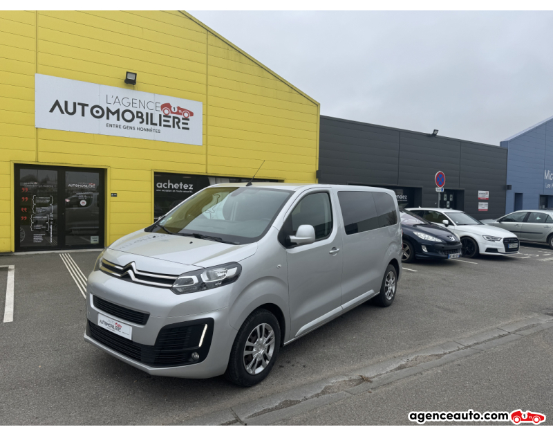 Achat voiture occasion, Auto occasion pas cher | Agence Auto Citroen SpaceTourer 1L6 BLUEHDI 115CV 9 PLACES Gris Année 2017 Manuelle Diesel