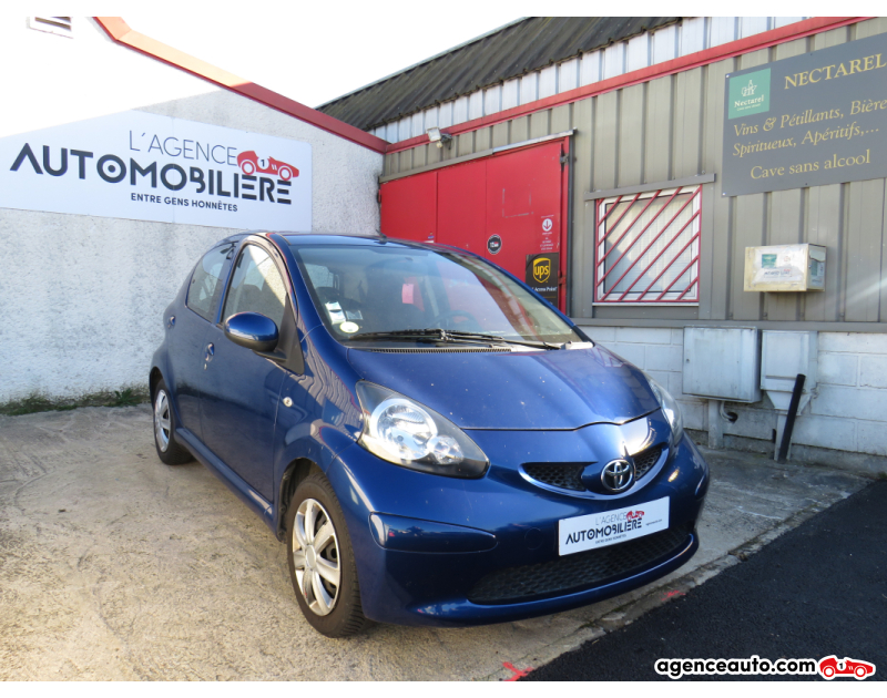 Achat voiture occasion, Auto occasion pas cher | Agence Auto Toyota Aygo 1.0 VVT-I LES BLEUS 5P Bleu Année 2007 Manuelle Essence