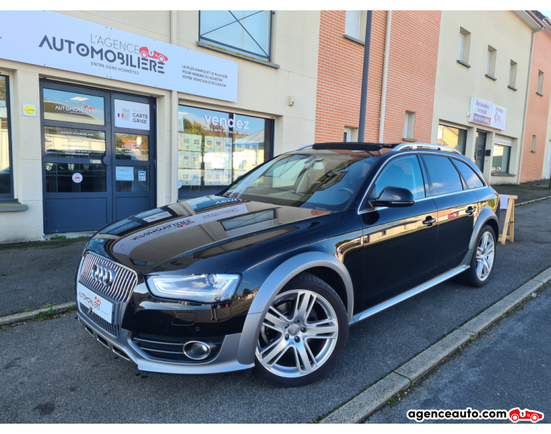 Achat voiture occasion, Auto occasion pas cher | Agence Auto Audi A4 Allroad TDI 190 CV Ambition luxe Quattro Noir Année 2015 Automatique Diesel