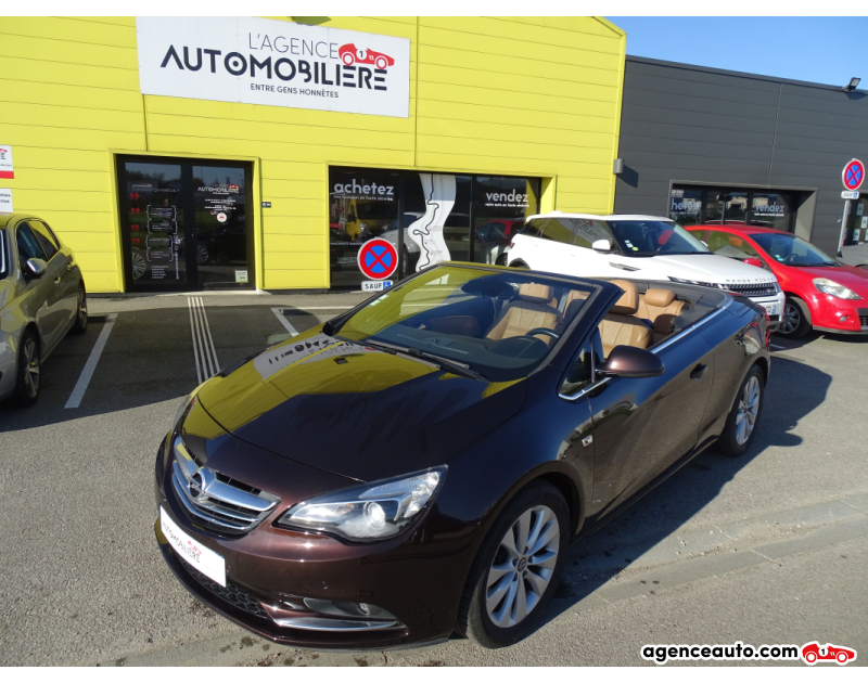 Aankoop Gebruikte Auto, Goedkope Gebruikte Auto | Agence Auto Opel Cascada 1.4 T 140 COSMO START-STOP Marron Jaar 2013 Manuelle Essence