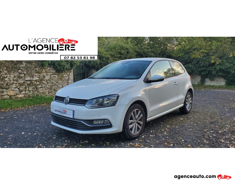 Gebrauchtwagenkauf, Günstige Gebrauchtwagen | Automobilienagentur Volkswagen Polo 1.4 TDI 90 Bluemotion Technology Confortline Blanc Jahr 2016 Hand-Schaltgetriebe Diesel