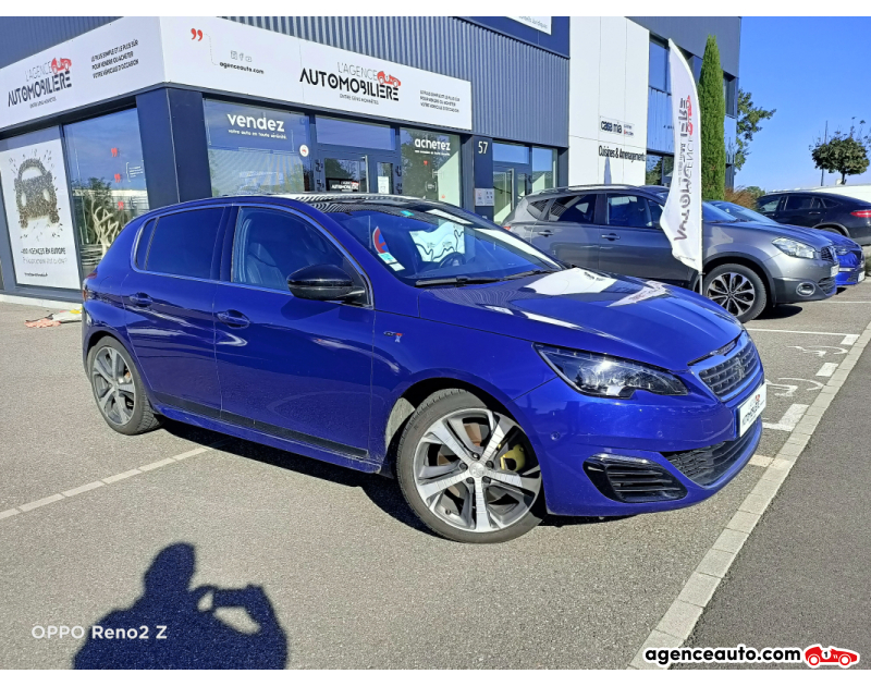 Acquisto Auto Usate, Auto Usate Economiche | Agenzia Automobiliare Peugeot 308 1.6 THP 205 GT Bleu Anno 2015 Manuelle Essence