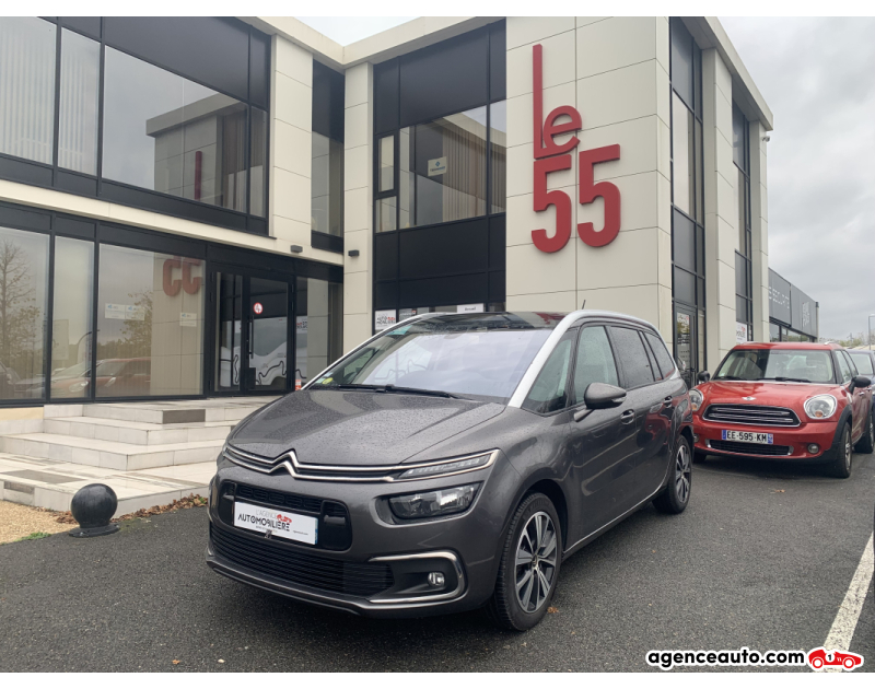 Aankoop Gebruikte Auto, Goedkope Gebruikte Auto | Agence Auto Citroen C4 Picasso 1.6 BLUEHDI 120 S&S FEEL BV6 7 PLACES Grijs Jaar 2018 Handgeschakelde auto Diesel