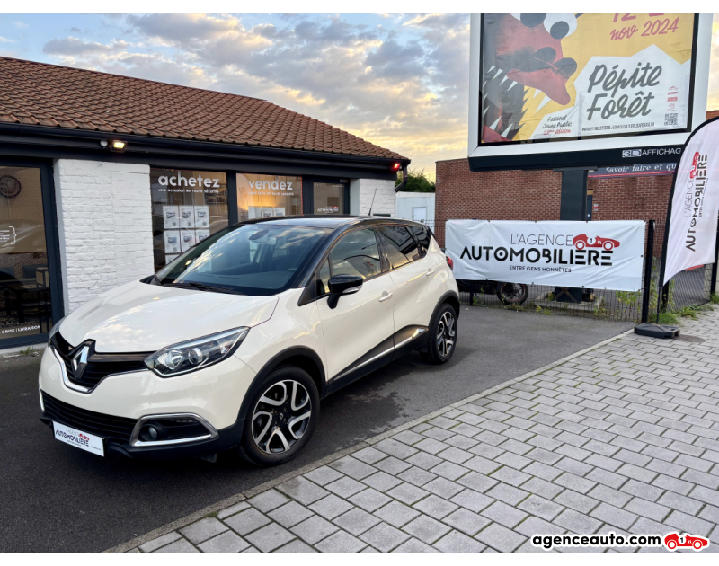 Achat voiture occasion, Auto occasion pas cher | Agence Auto Renault Captur 1.2 TCE 120 INTENS EDC Beige Année 2014 Automatique Essence