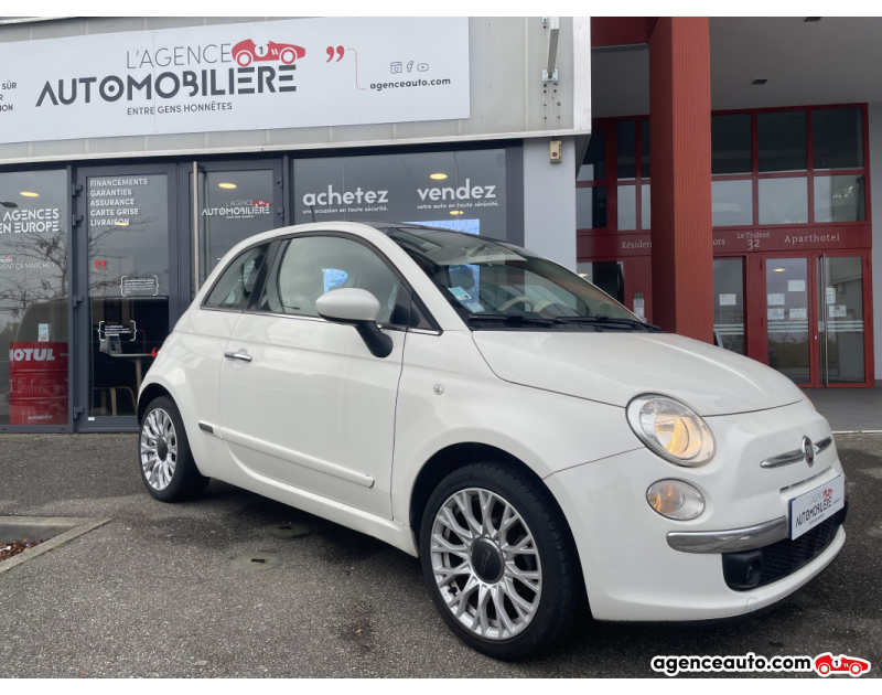 Compra de Carros Usados, Carros Usados Baratos | Auto Immo Fiat 500 III 1.2 MPi 8V 69 cv Lounge Beige Ano 2014 Manuelle Essence