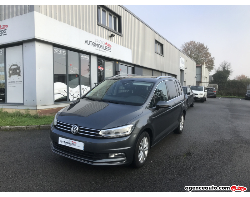 Compra de Coches Usados, Coches Usados Baratos %'|'% Agence Auto Volkswagen Touran 2.0 TDI 150 cv CARAT 7 PLACES Noir Año 2017 Manuelle Diesel