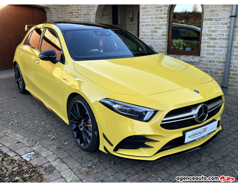 Achat voiture occasion, Auto occasion pas cher | Agence Auto Mercedes Classe A A35 AMG Jaune Année 2019 Automatique Essence