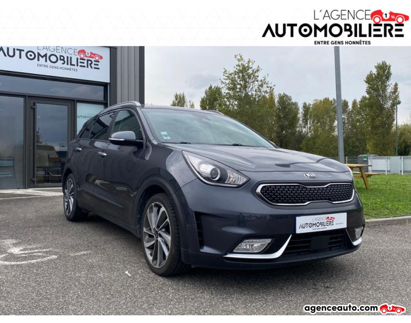 Compra de Carros Usados, Carros Usados Baratos | Auto Immo Kia Niro 1.6 GDI 141CH HYBRIDE PREMIUM JBL - ENTERTIEN KIA Gris Ano 2016 Automatique Hybride